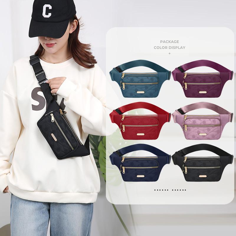 Fashion Purse Multifunctional Sports Men's Wear-resistant Large Capacity Mobile Phone Bag Outdoor Site Business Cashier Shoulder Bag
