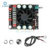 ZK-6002 Pure Post Amplifier Board DC 18-50V TPA3255 600W+600W 2.0 Dual Stereo Channel Module with High/Low Frequency Adjustment
