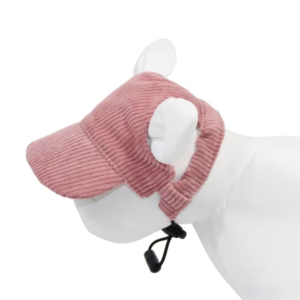 Adjustable Pet Dog Sunhat Stretch Chin Rope Dog Visor Hat Household Pet Baseball Cap  Outdoor