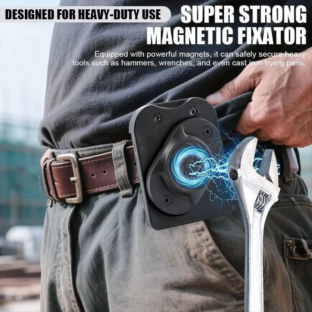 Magnet Magnetic Tool Holder Belt Clip On Tool Storage Bracket for Screws, Nails, Hammer,
