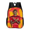 Zaino L-Lamin Yamal con Tasca Frontale Studenti Bambini Stella del Calcio Borsa da Scuola Borsa Sportiva Zaino da Viaggio Grande Capacità