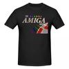Unisex Amiga 2025 T Shirt Vintage Big Size Oneck Cotton Sleeve Unisex T Shirt