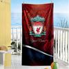 Liverpool Tým Přizpůsobit Text Plážová osuška Super měkká Savá Vhodná pro Plavání Posilovnu Kempování Jógu Dovolenou