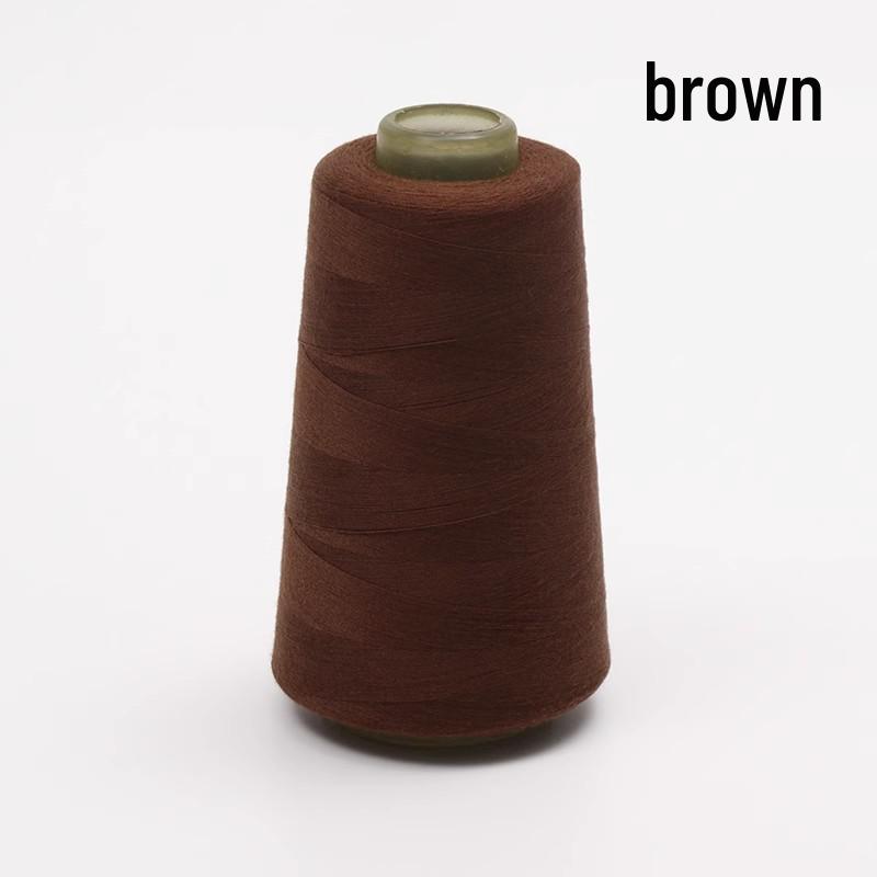 Large Cone of White Polyester Sewing Thread for Machines and Hand Sewing