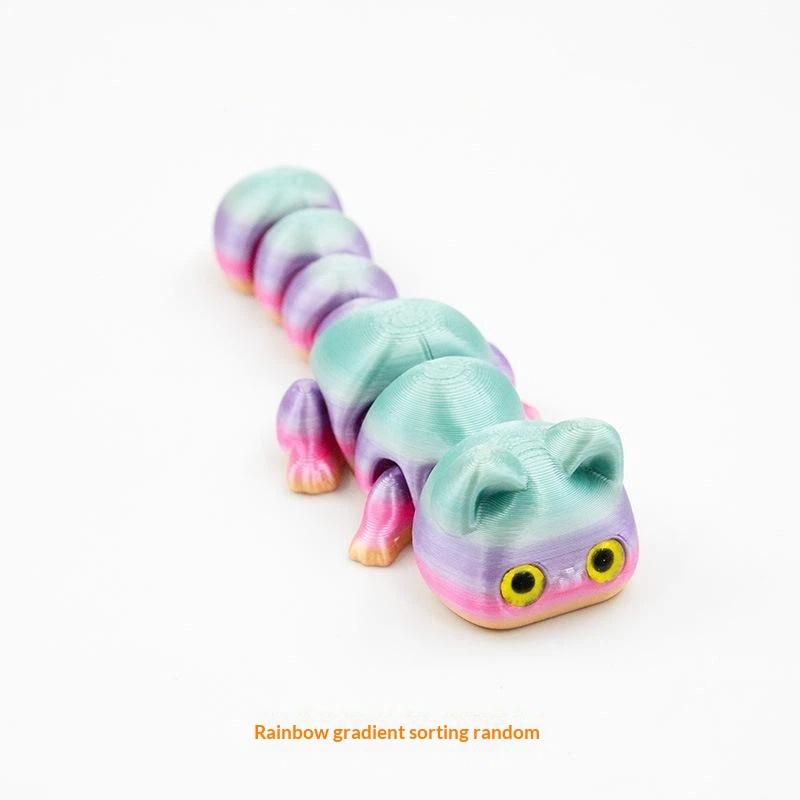 3D Printed Cartoon Kitten Figurine Indoor Desktop Decoration Birthday Christmas Gift Valentine'S Day Party Gift