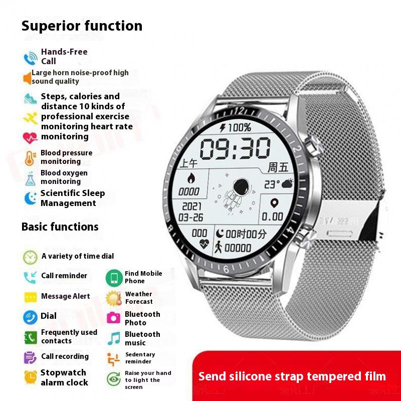 New High-end Smart Watch Can Answer the Phone Exercise Heart Rate and Blood Pressure Monitoring Bracelet Multifunctional Bluetooth Men's Watch