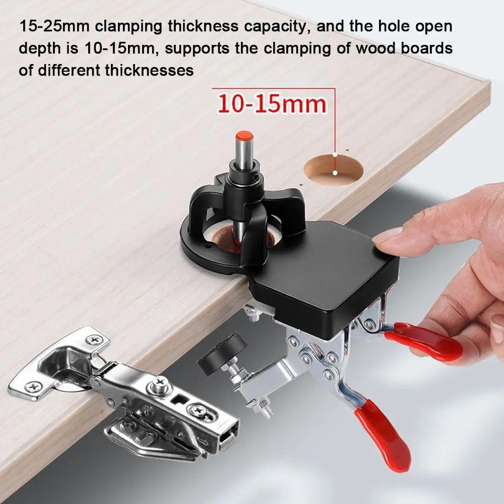 Dual Fixture Cabinet Door Hinge Drill Guide Locator Template Hinge Hole Locator  Kitchen Cabinet