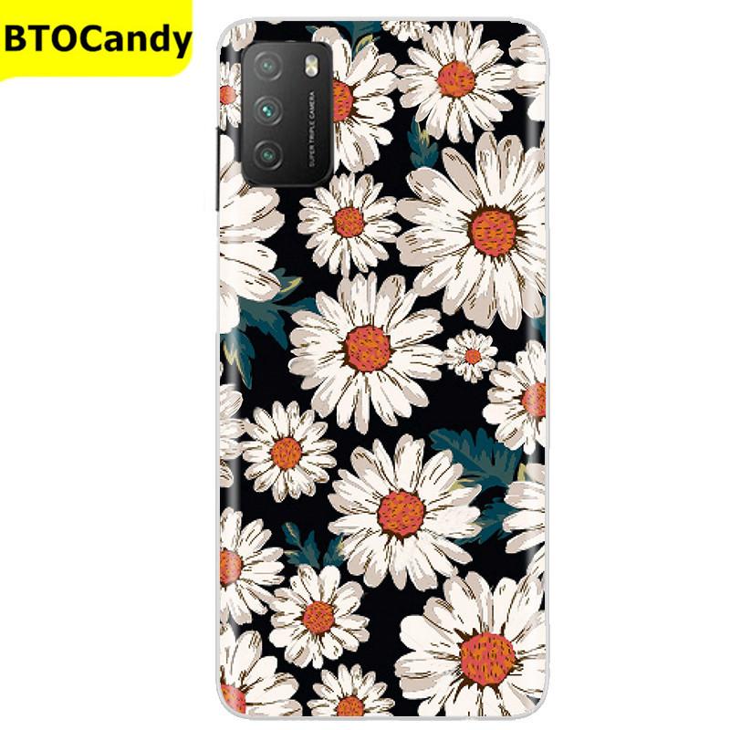 Für POCO M3 Hülle, Weiche Silikon-Rückseite, Telefonhülle für Xiaomi Poco M3 Pro 5G, Rückseitige Abdeckung, Weiche TPU Coque für POCO M 3 M3 Silikonhülle