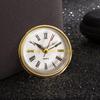F26C Vintage Clock Inserts Small Face Quartzs Clock Movement Roman Numeral Round Clocks Diameter 65mm DIY Parts Accessories