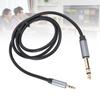3.5mm to 6.35mm Stereo   Cable, 1Celsius8 Inch (3.5mm) to 1Celsius4 Inch (6.35mm) Stereo Cable 1M for Laptops Guitars Home Theater Devices