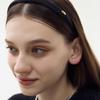L’OMBRILLANT Satin Love Black Hairband