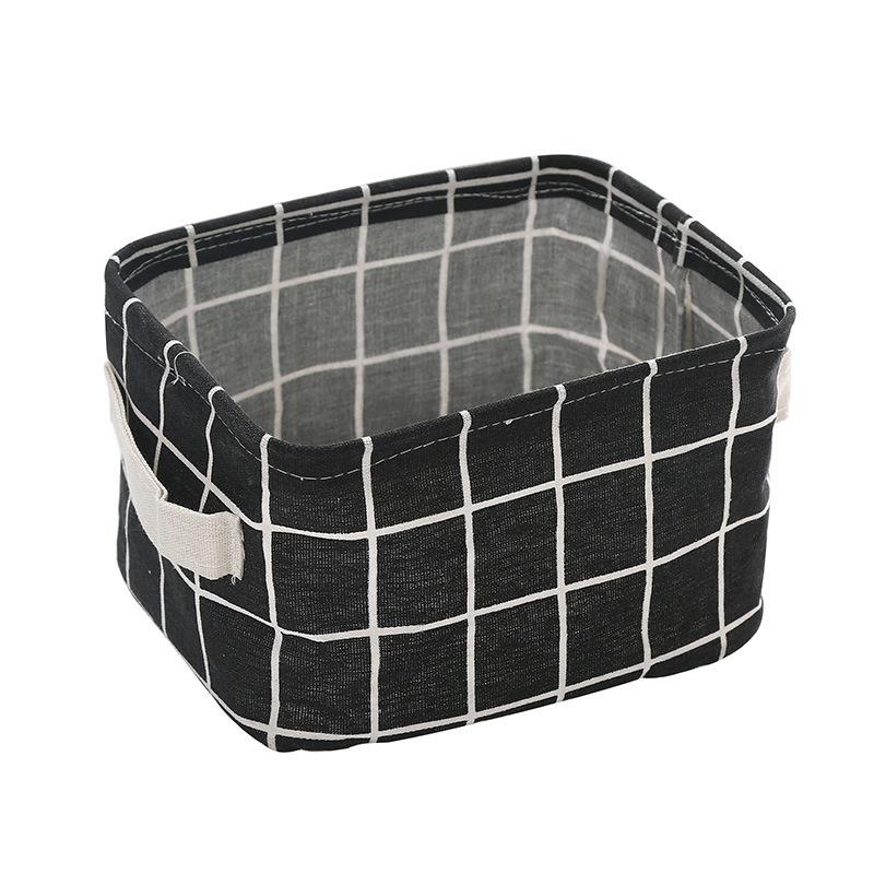1PC Folding Desktop Storage Box Waterproof Toy Sundries Storage Basket Cosmetic Underwear Storage Office Stationery Organizer