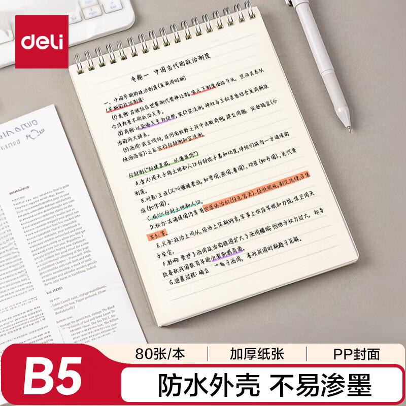 Deli Top-Flip Spiral Notebooks