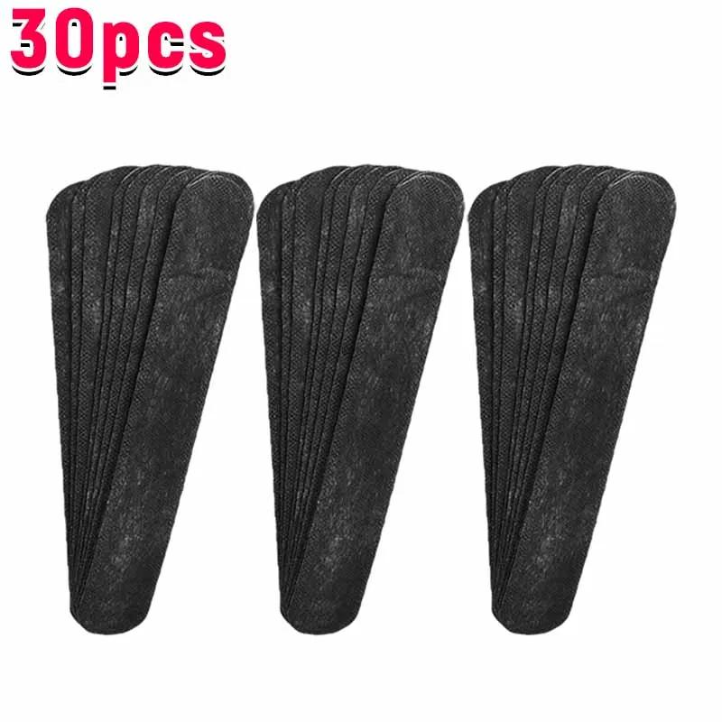 10-40pcs Women's Hat Sweat Absorber Stickers Men Anti-dirt Sports Belt Cap Rim Invisible White Tape Hat Size Reducer Liner Pads