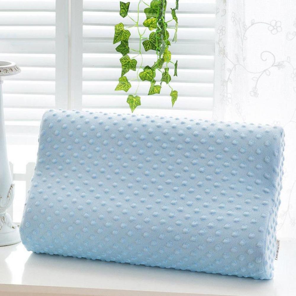 Health Care Slow Rebound Memory Foam Neck Rest Orthopedic Soft Comfort Pillow