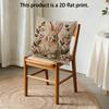 1 piece, cute rabbit flower 2D flat pillowcase