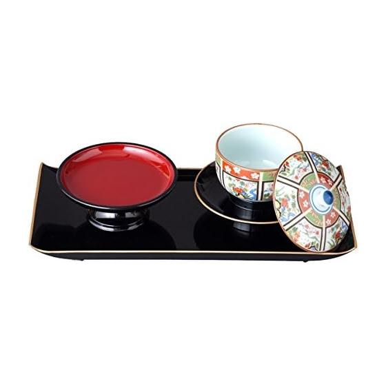 Porcelain temple waitperson set