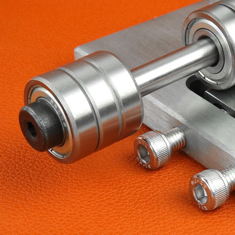 Leather Strip and Strap Cutter Set Including 2 C-Clamps, 20 Replacements and 8 Wrenches, Leather Strap Cutting Machine