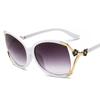 Ladies Sunglasses Camellia Hollow Point Paint Rose Sunglasses Trendy Versatile Large Frame Sunglasses