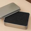 1Pc Silver Mini Rectangular Tin Box Miscellaneous Container Cosmetic Storage Box Small Iron Box