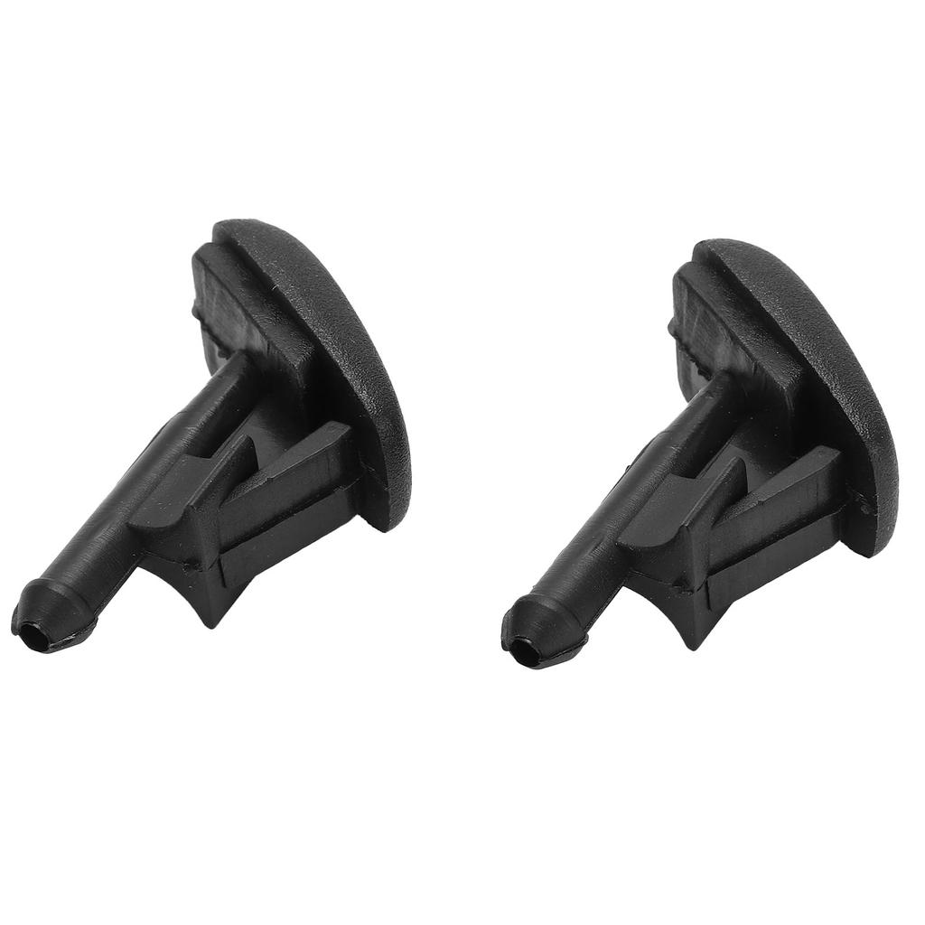 2pcs Windshield Washer Spray Jet Nozzle 61601384859 Black ABS Replacement for 318i 1992?1999
