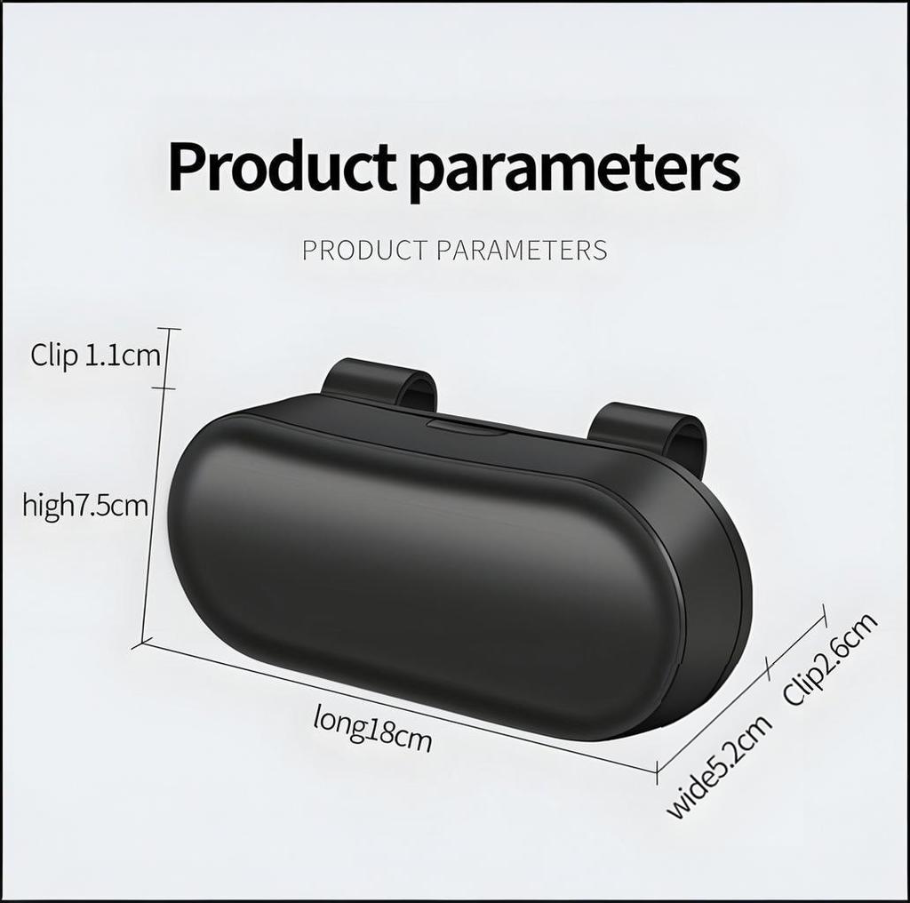 Auto Car Glasses Box Portable Car Sunglasses Holder In The Car Driving Glasses Holder Eyeglass Case Sun Visor Car Lenses Holder