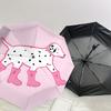 1PC Dalmatian Rainboots Umbrella-8-Rib Reinforced Portable Folding Travel Suitable for All Seasons Outdoor Daily Use-J329