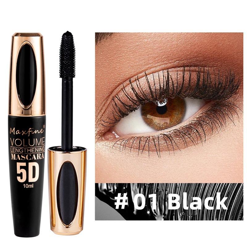 5D Colorful Mascara - Waterproof, Smudge-proof Curling & Volumizing Mascara For Daily & Party Makeup