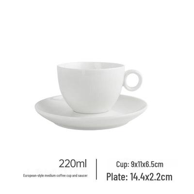 Changqi Ceramic Coffee Cup and Saucer