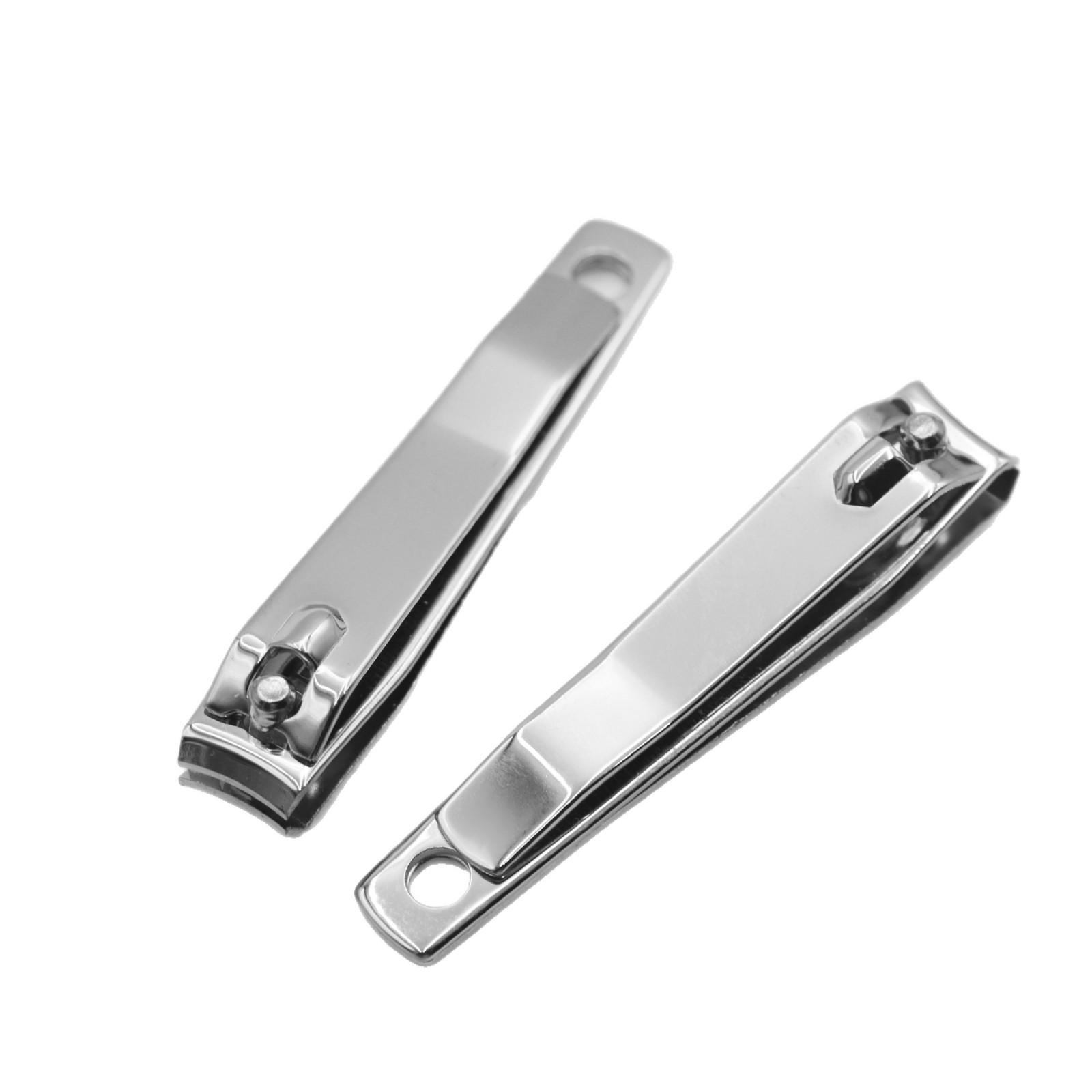 0817 Flat-edge Portable Nail Clippers - In Stock 0817 Large Electroplated Nail Clipper