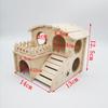 Hamster Swing Seesaw Nest Solid Wood House Hamster Sleeping Nest Golden Bear Villa Toys