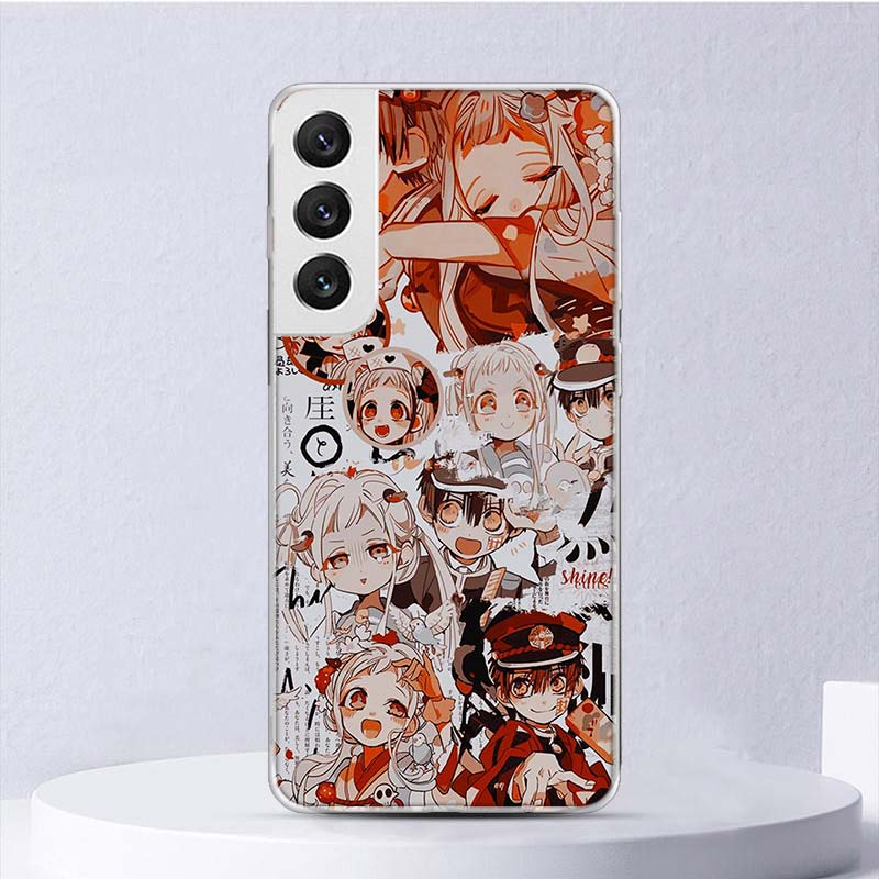 Anime Toilet Bound Hanako Kun Soft Case For Samsung Galaxy M12 M21 M30S M31 M32 M51 M52 Phone Cover Note 8 9 10 + 20 Ultra J4 J6