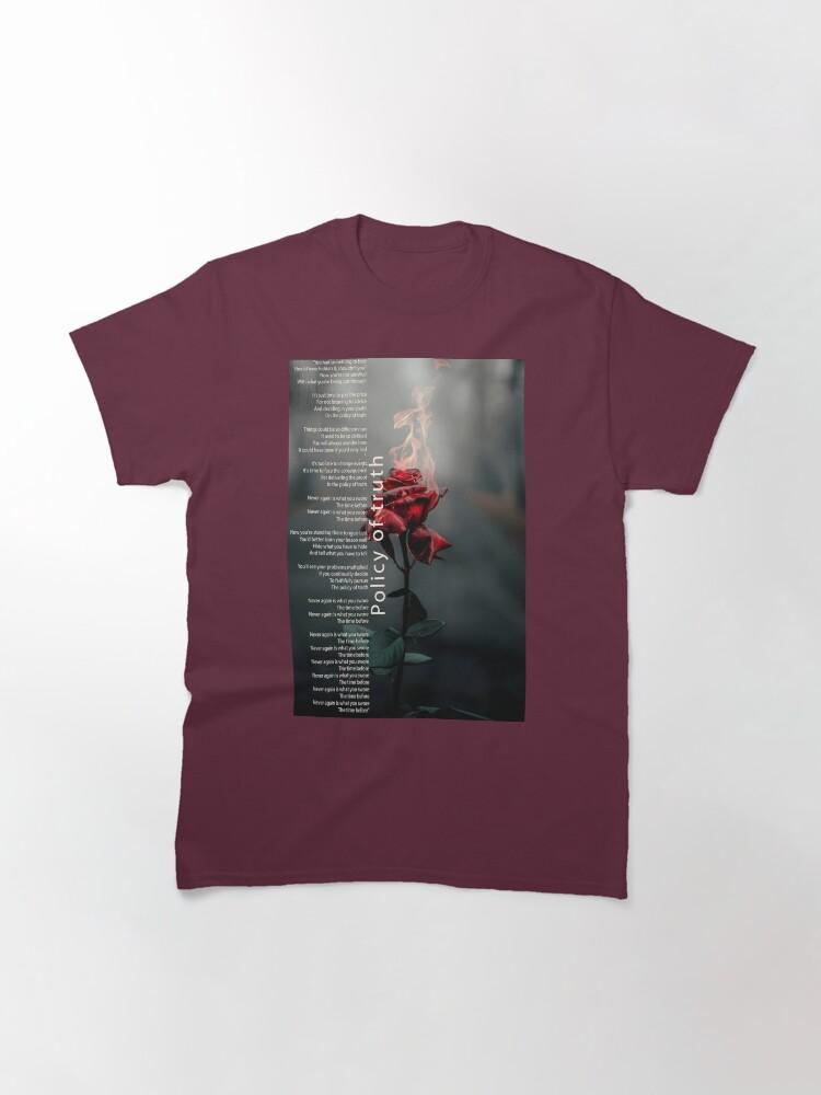 Policy of truth Depeche Mode album Violator Red rose Classic T-Shirt
