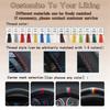 Car Steering Wheel Braid Cover Suede 100% Fit For Mercedes Benz S-Class W223  C-Class W206  E-Class W213