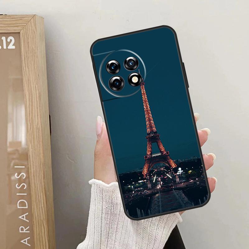 Paris Eiffel Tower France Case For OnePlus Nord 5 CE 2 3 4 Lite N20 N30 OnePlus 15 R 13R 12R 10R 13T 10T 11 12 13 Cover