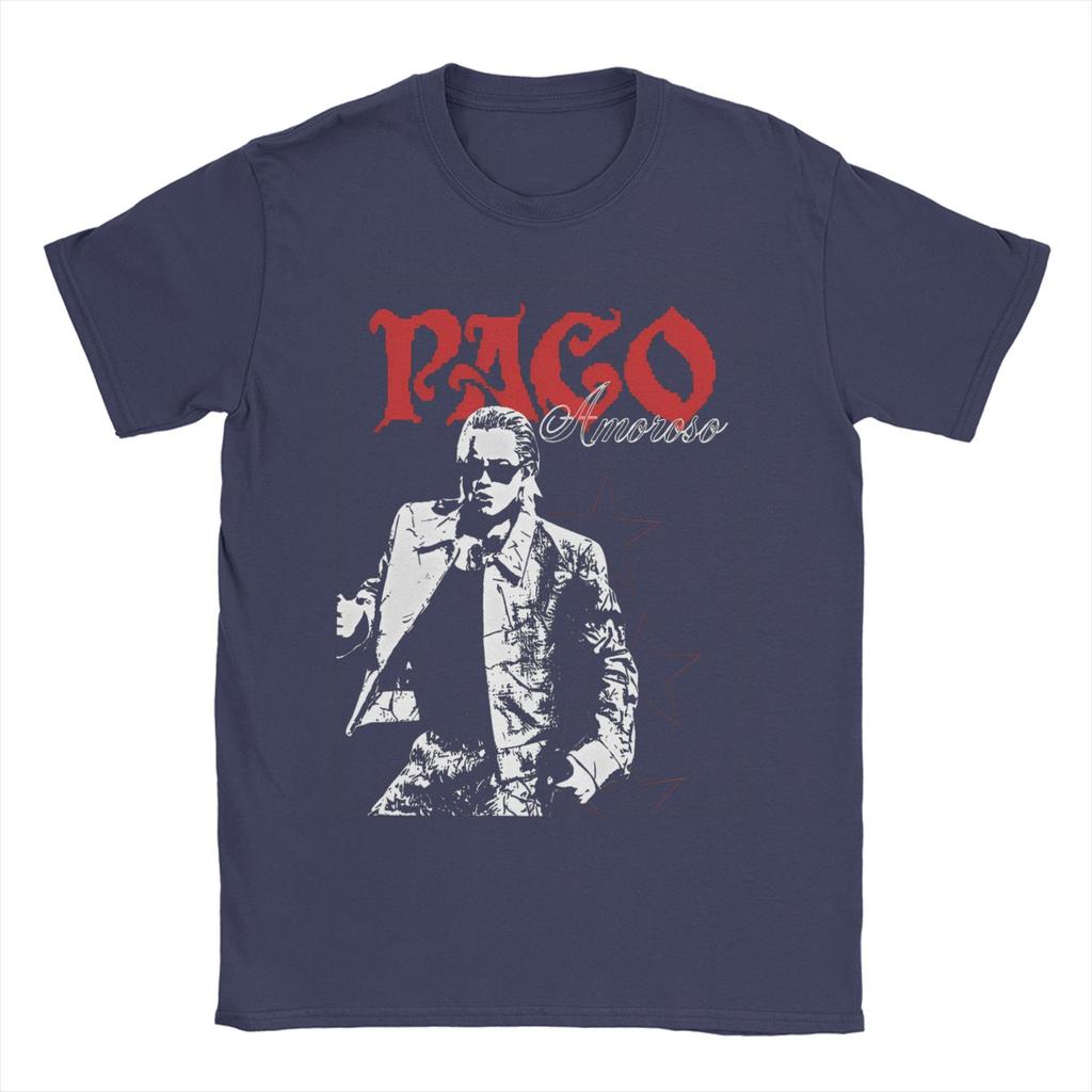 Increíbles Camisetas del Tour Papota de CA7RIEL y Paco Amoroso para Hombre Cuello Redondo Camiseta 100% Algodón Camisetas de Manga Corta Tops Clásicos