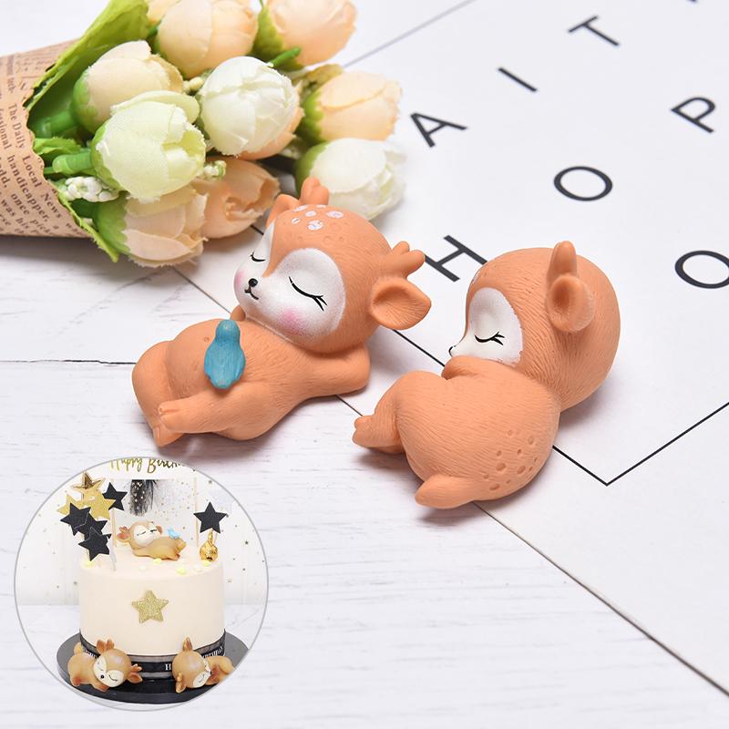 1set Mini Stool Lovers Old Couple Animals House Tree Fairy Garden Miniatures Terrarium Action Figures DIY Micro Landscape Decor