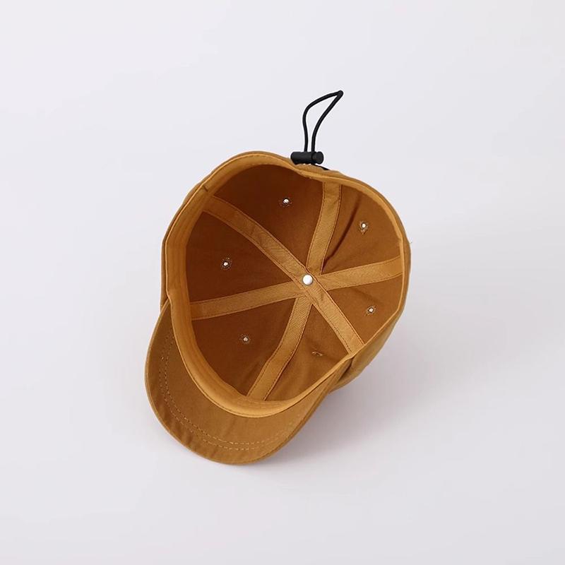 Solid Color Baby Baseball Cap Short Brim Baby Boys Girls Sun Hat Summer Adjustable Infant Toddler Duck Tongue Cap