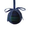 8 Pack Foam Christmas Ball Ornaments with Plaid Bows - Hanging Decorations for Christmas Tree and