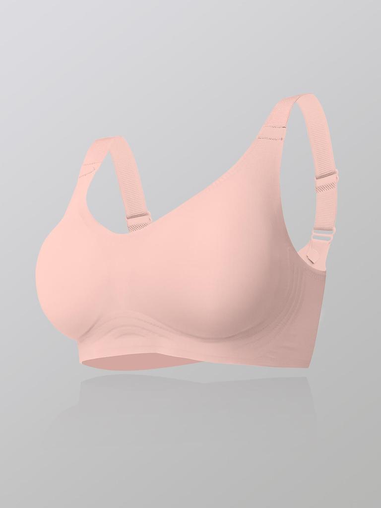 Seamless Wireless Women's Underwear with Removable Pads, European and American Sizes