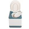 Portable Toilet Foldable Strong Load Bearing Mobile Bedside Commode Chair with Wide Seat for Adults Elderly Pregnancy