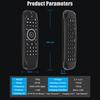 Backlit 2.4G Air Mouse Wireless Keyboard Russian English Version Voice Control 6-Axis Motion