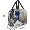 Lunch Bag for Women The Great Wave Off Kanagawa Art Insulated Lunch Box Cooler Tote for Work Office School Picnic Bento Bag