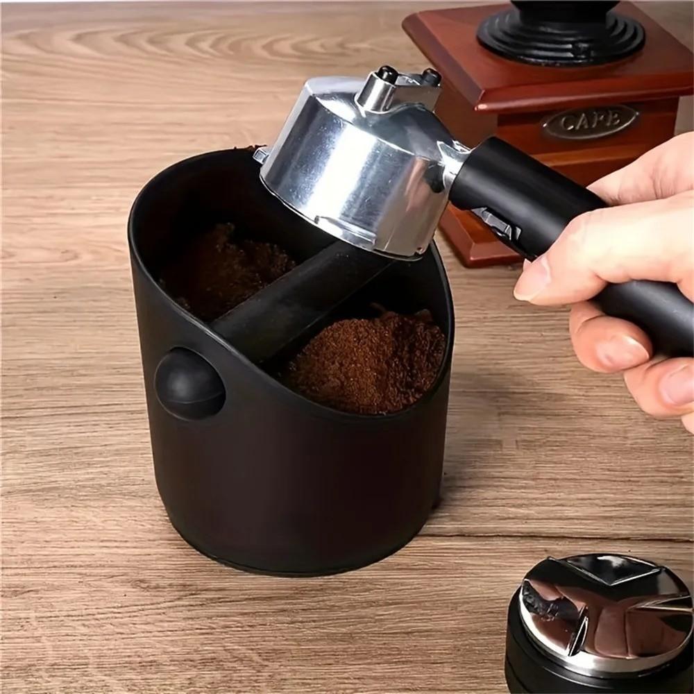 Splash-proof Espresso Knock Box 500ml Knocking Slag Container Desktop Storage Box
