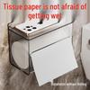 LIEI Wall-Mounted Waterproof Transparent Tissue Box