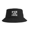 Unisex Fix Ur Face Fix Your Face Sarcastic Quote Funny Saying Bucket Hat  Foldable Fisherman Hats Summer Casual Fishing Caps