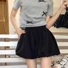 Women's Summer Bubble Shorts Casual High Waisted Puffy Shorts with Pockets Elastic Waist Balloon Mini Shorts