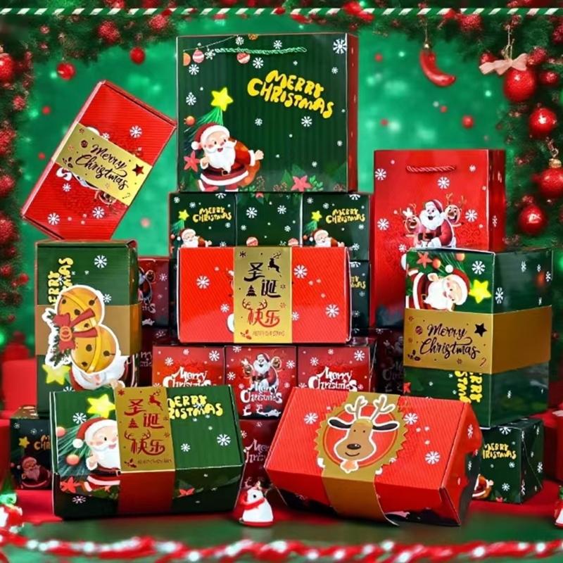 Christmas Popup Gift Box Surprise Fold Designs Paper For Holiday Party Decorations Holiday Accessories