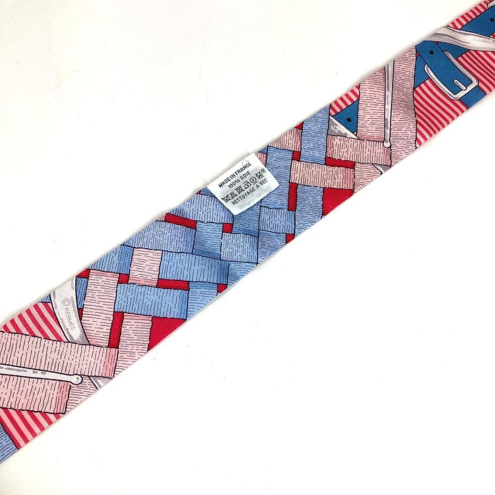 HERMES Twilly Twilly Bandeau Scarf Accessories Scarf silk Red/Light blue