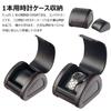 Whatna Genuine Leather Watch Storage Box for Interior Thick Waterproof and Perfect for Business and Carrying Your Brown and Black Case, 1-Watch Use,